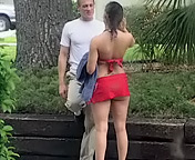 Street hooker finds a customer to pay for sex.